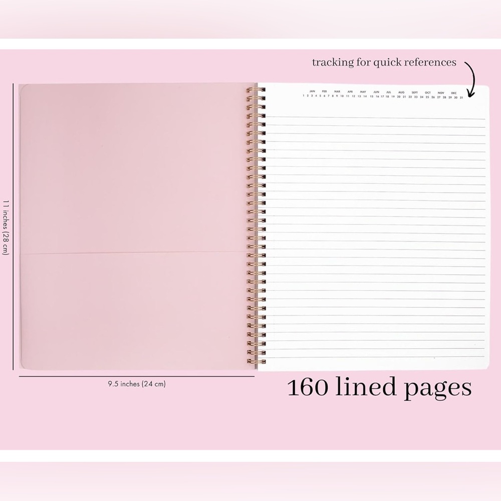 🫶🏼HP🫶🏼 KATE SPADE NEW YORK LARGE COLLEGE RULED NOTEBOOK - Picture 3 of 9